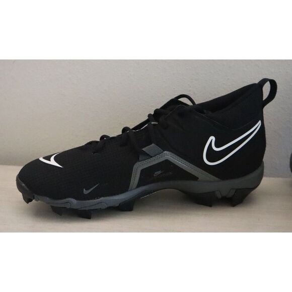 Nike CV0582 010 Men's Sz 10.5 Black Alpha Menace 3 Shark Molded Football Cleats - Picture 7 of 8